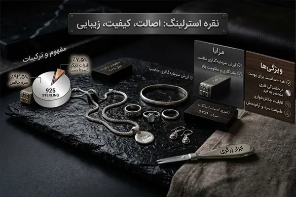 معرفی نقره استرلینگ